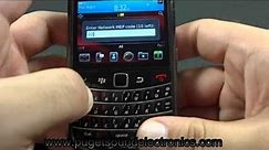 How to unlock Verizon Blackberry Bold 9650
