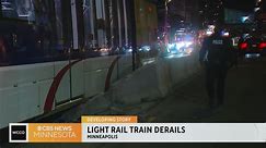 Light rail service restored in downtown Minneapolis after train derailment