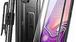 SUPCASE Unicorn Beetle Pro Series Designed for Samsung Galaxy S20 FE (2020 Release), Full-Body Dual Layer Rugged Holster & Kickstand Case with Built-in Screen Protector (Black)