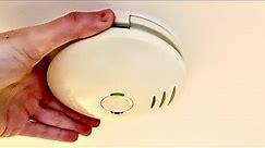 How to open Smoke Detector Cover and Change Battery