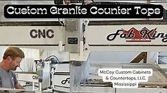 How To Cut Custom Granite Countertops using CNC Machines