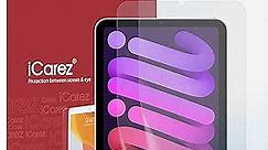 iCarez Anti-Glare Matte Screen Protector for iPad Mini 6 2021 8.3-inch Paper Feeling Reduce Fingerprint Bubble Free with Hinge Installation