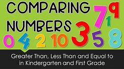 Greater Than Less Than for Kindergarten and First Grade