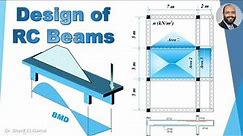 Design of Reinforced Concrete Beams - Transfer Loads - Bending Moment - Design - Reinforcement