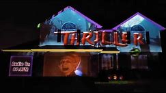 Thriller Halloween House Projection 2019