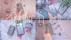 iPhone 11 Pro Unboxing + Accessories | Aesthetic ✨📱🍎(256GB Space Gray)