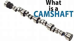 What is a camshaft? Quick, simple definition with animation.