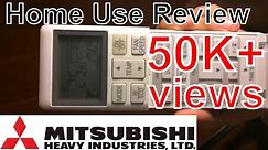 How to use Mitsubishi Heavy Industries Air Conditioner Remote Control