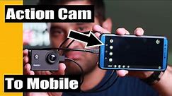 How to transfer files from action camera to mobile
