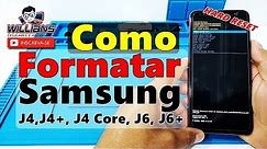 Hard Reset Samsung J4 J400, J4 Plus J415, J4 Core J410, J6 J600, J6 Plus J610, Como Formatar