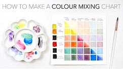 How To Make A Colour Mixing Chart!