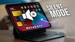 How to Turn On / OFF Silent Mode on iPad (tutorial)