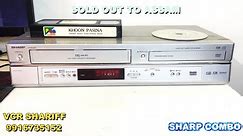 #SHARP VCR+DVD COMBO#NEW CONDITION VCR #SOLD TO ASSAM