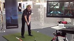 Will Thompson using Swinguru Golf Pro at Golf Europe 2012