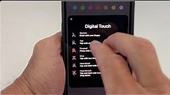 How to use Digital Touch in message app on iPhone iOS 17