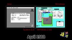 Windows VS Mac: The history from 1984 to 2011