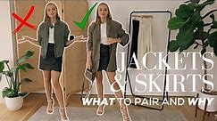 DOS & DON'TS OF SKIRTS AND JACKETS | A Comprehensive Guide to Pairing your Pieces