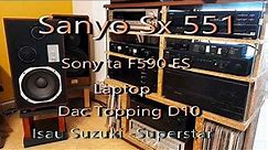 Sanyo SX 551 Vintage Speakers