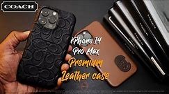 Incipio COACH Premium Leather case for iPhone 14 Pro Max #coach #leathercase #iphone