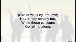 The Caisson Song (Original US Army Song) - Singalong with Lyrics
