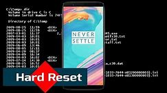 OnePlus 5T Hard Reset