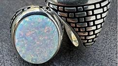 BEAUTIFUL Opal rings review *NEW* from @HARLEMBLING