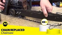 How to Fit a Replacement Chainsaw Chain