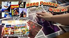 How to Hang Posters Without Damaging Your Poster and the Paint on Your Wall