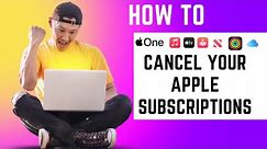 How To Cancel Your Apple Subscriptions