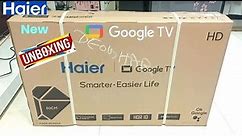 New Haier Google Tv Unboxing & Review || haier 32inch android led || #haierledtv #haier #LE32A900G