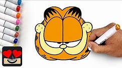 How To Draw Garfield EASY