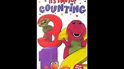 Barney: It's Time For Counting 2000 VHS (with ActiMates Audio)