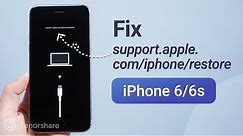How to Fix iPhone 6/6s support.apple.com/iphone/restore (No Data Loss)