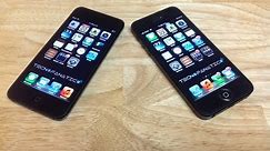 iPhone 5 VS iPod Touch Quinta Generación
