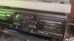 JVC TD-W354BK Double Cassette Tape Deck Recorder Player