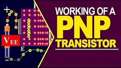 Working of a PNP transistor