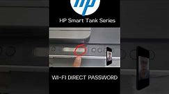 How to Retrieve Wi-Fi Direct Password on HP Smart Tank Printer | Easy Setup Guide #hp #printer #tech