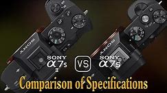 Sony A7S II vs. Sony A7S: A Comparison of Specifications