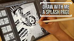 Draw with me | Working on a Splash Page
