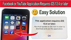 How To Fix Facebook or YouTube Application Require iOS or Later | Install On iPhone 6/6Plus/5/5s