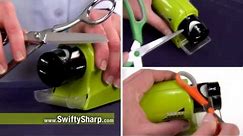 How To Use swifty Sharp motorized blade sharpner video by HomeAppliances.pk part 1