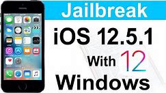 How to Jailbreak 📱iPhone 5s iOS 12.5.1 Checkra1n with Windows All Error Fixed