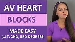 AV Heart Blocks EKG Interpretation Made Easy (1st, 2nd, 3rd-Degree Comprehensive Review)