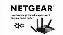 How to change your NETGEAR router password