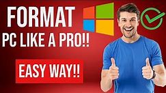 How To Reset Windows 10/11 | How To Format Laptop (2023)