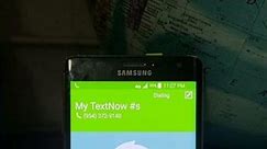 Samsung Galaxy Note Edge dialing