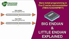 Little and Big Endian Concept in ARM Processor Explained | Embedded Systems
