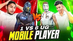 1 vs 6 Mobile Player📱Using Aimbot 🤔❓- Garena Free Fire