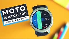 Moto Watch 100 Review: Great Design Meets Fitness Tracker Like Performance...
