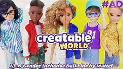 Creatable World Fully Customizable Gender Inclusive Dolls